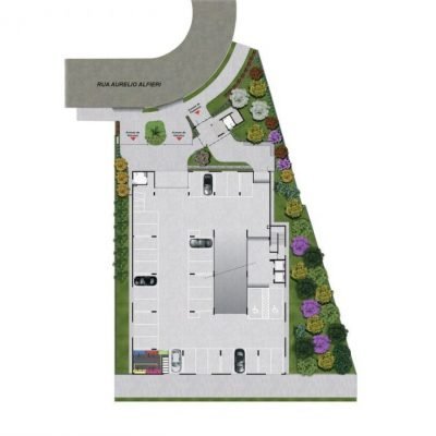 Gran Kazzas Botanic - Implantação - garagem Gran Kazzas Botanic - Implantação - garagem