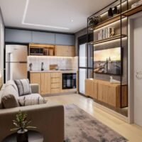 Mood Vila Matilde - Perspectiva living 37m² Mood Vila Matilde - Perspectiva living 37m²