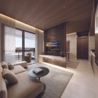 Today Platina - Perspectiva 40m² living ampliado Today Platina - Perspectiva 40m² living ampliado